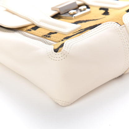 3.1 Phillip Lim 3.1 Calf Hair Tiger Print Mini Pashli Satchel White 8 of 8