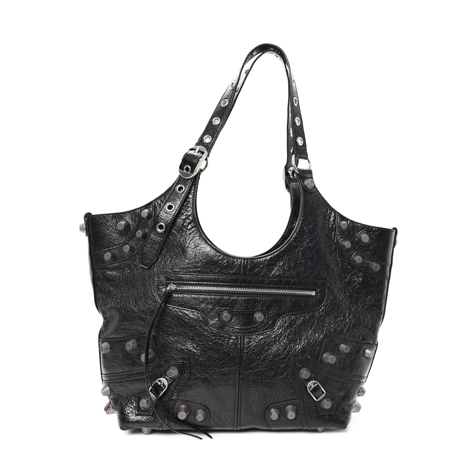 Balenciaga Agneau Arena Medium Le Cagole Carry All Bag Black 1 of 10