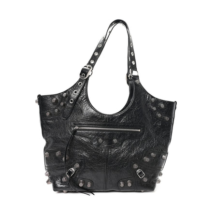 Balenciaga Agneau Arena Medium Le Cagole Carry All Bag Black 1 of 10
