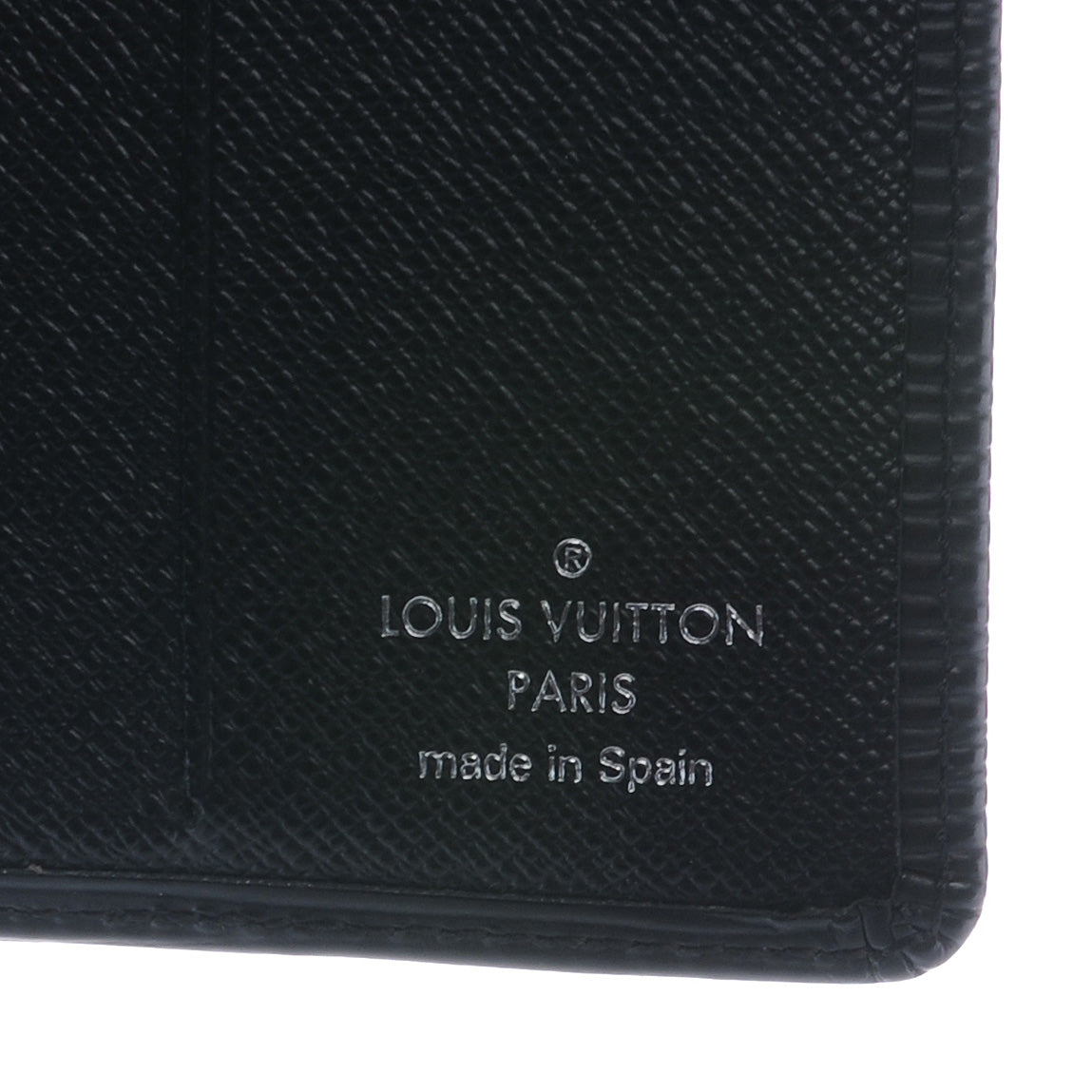 Louis Vuitton Epi Billfold Wallet 6 Cards Slots Bills Black 6 of 8