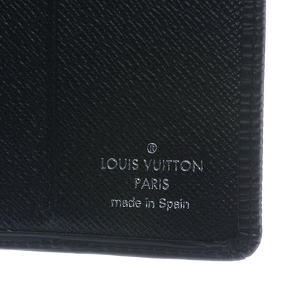 Louis Vuitton Epi Billfold Wallet 6 Cards Slots Bills Black 6 of 8