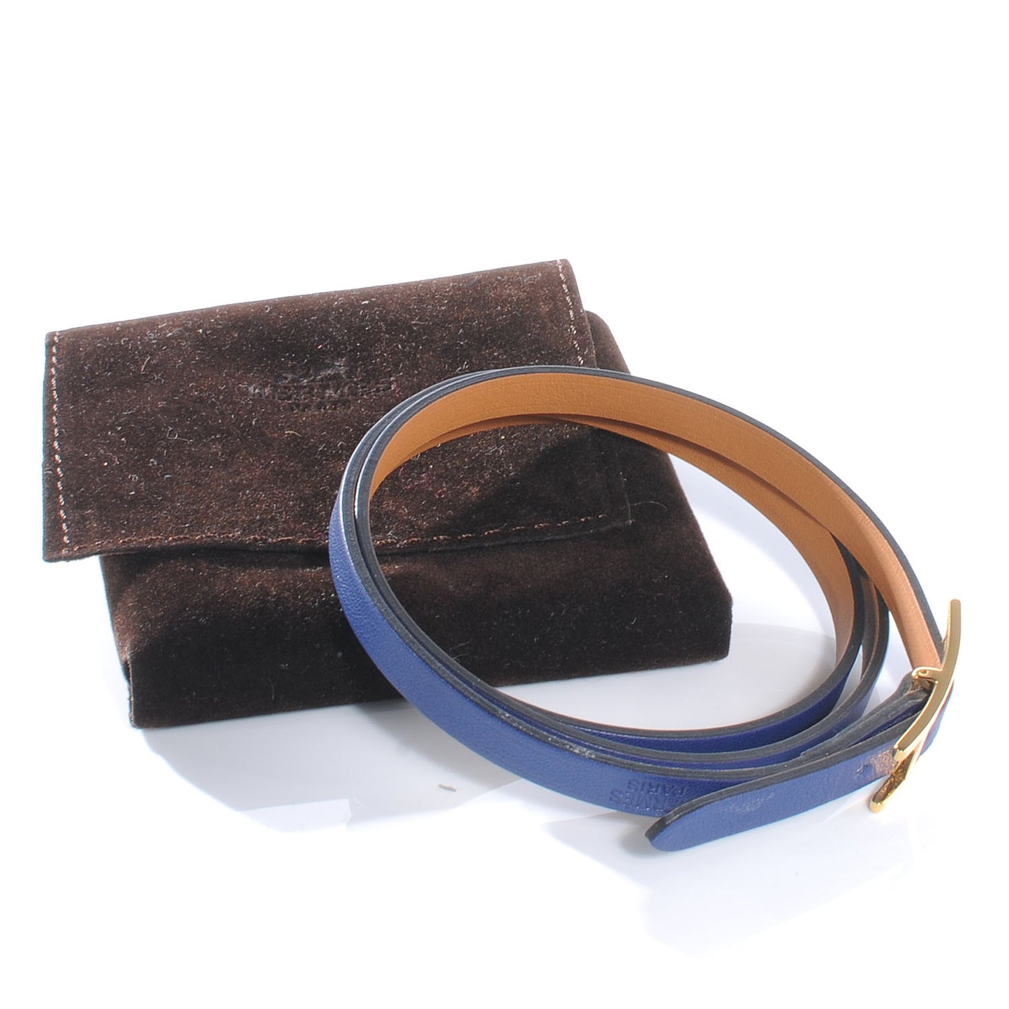 Swift 3MM Hapi Triple Tour Wrap Bracelet M Sapphire