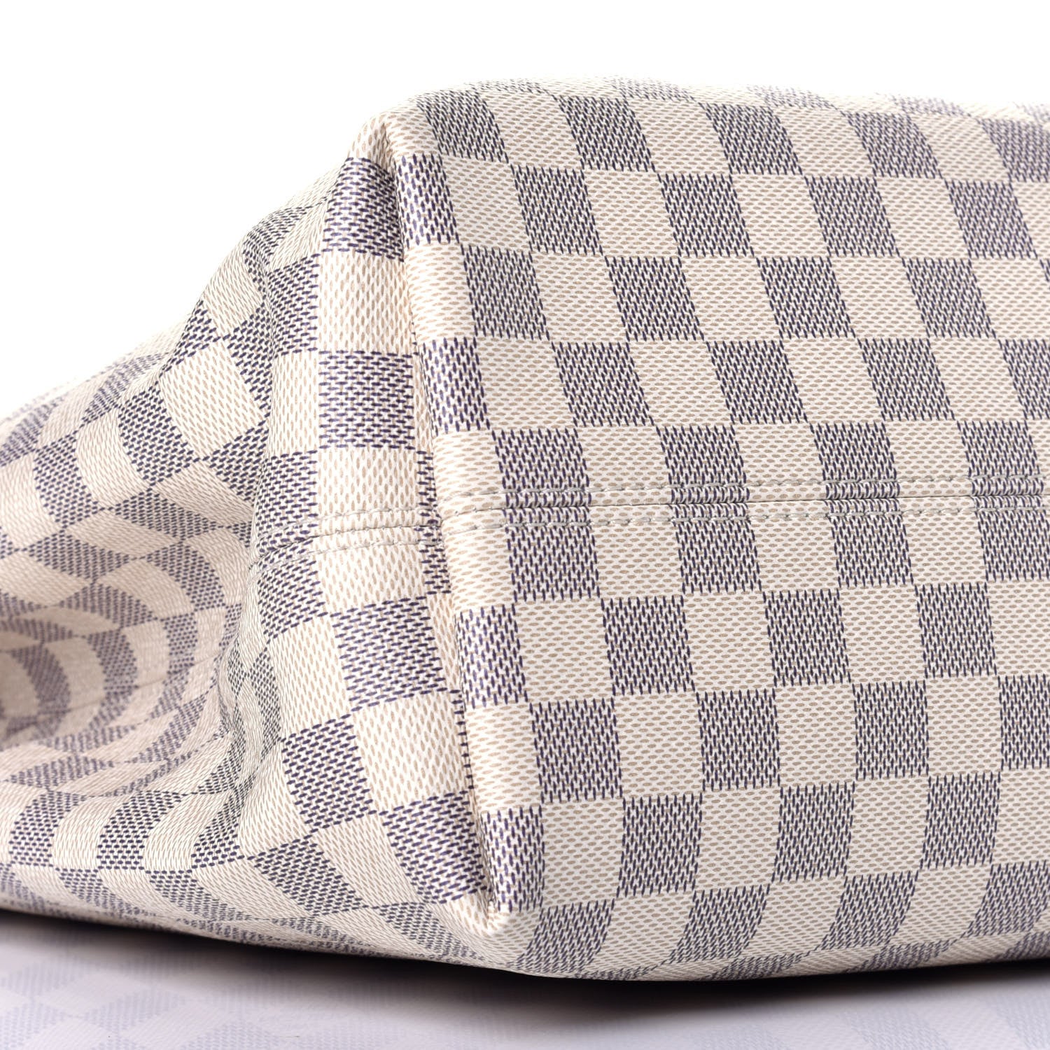 Louis Vuitton Damier Azur Graceful MM Rose Ballerine 6 of 9