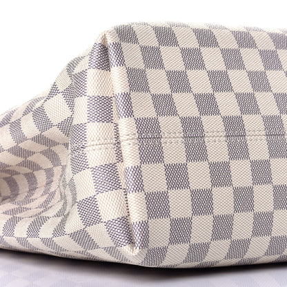 Louis Vuitton Damier Azur Graceful MM Rose Ballerine 6 of 9