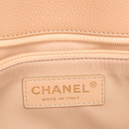Chanel Caviar Quilted Grand Shopping Tote GST Beige Clair 5 of 11