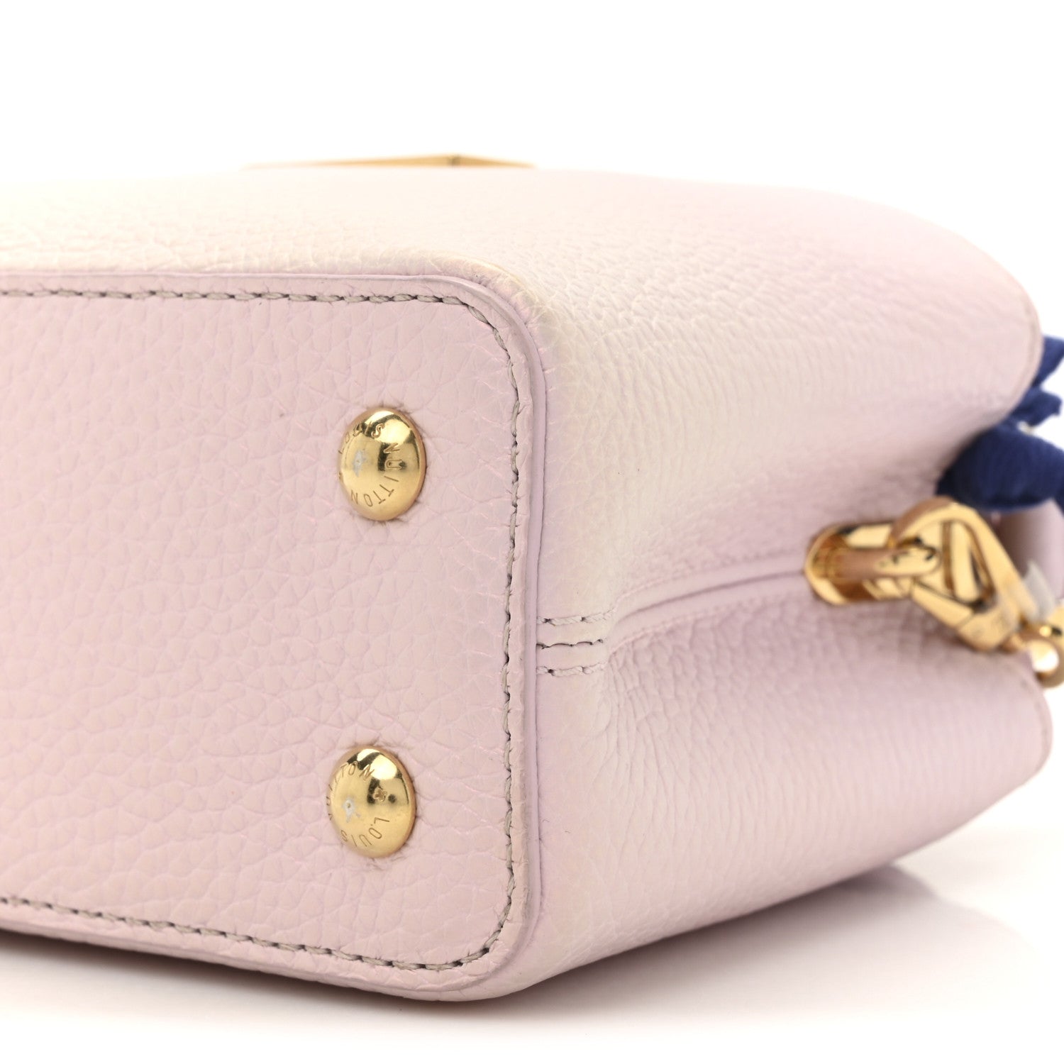 Louis Vuitton Taurillon LV Ski Capucines Mini Pearly Lilac 9 of 14