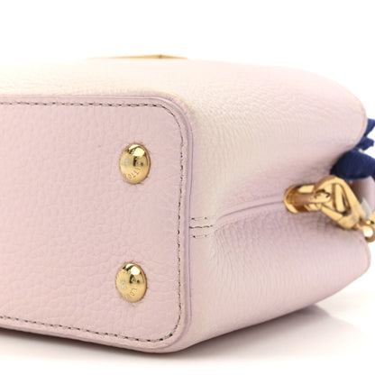 Louis Vuitton Taurillon LV Ski Capucines Mini Pearly Lilac 9 of 14