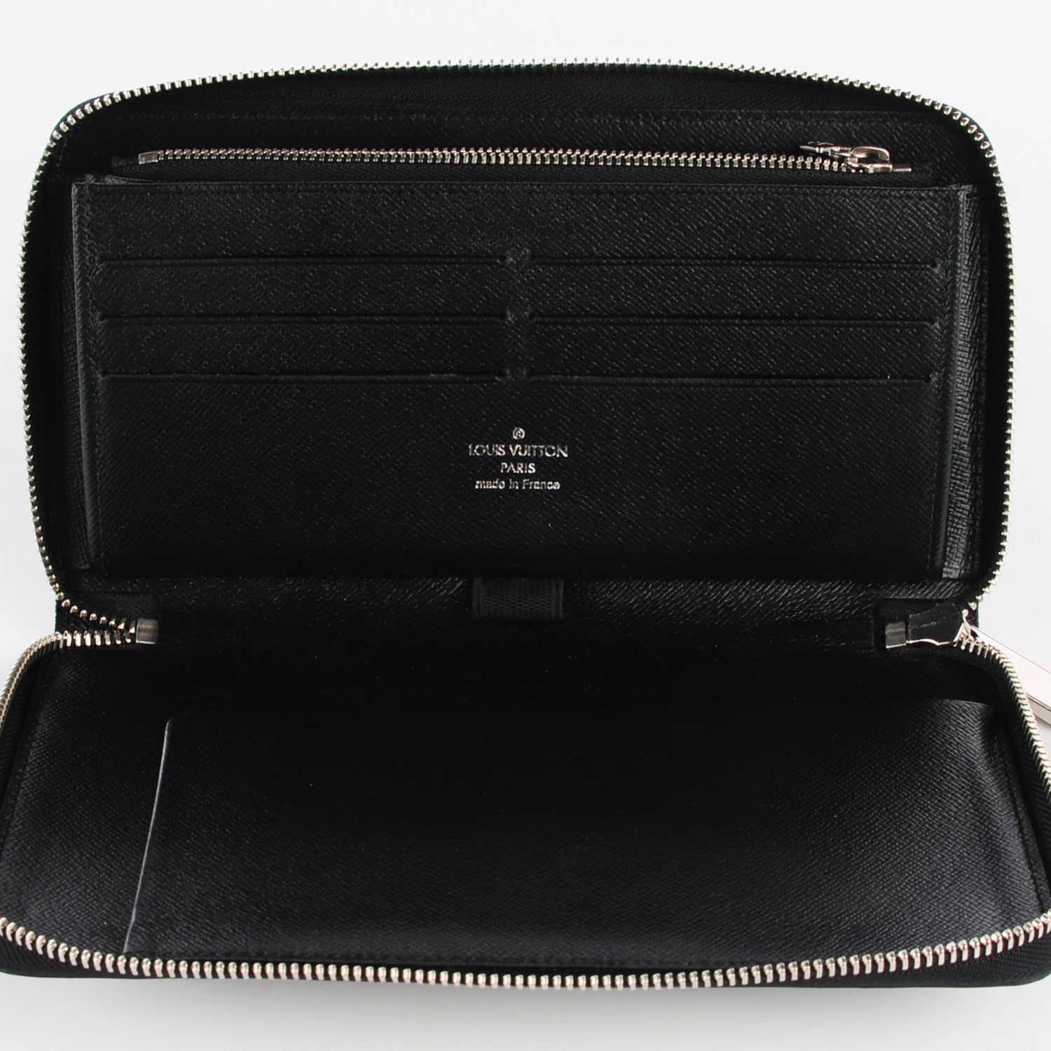 Louis Vuitton Epi Electric Zippy Organizer Wallet Black 6 of 8