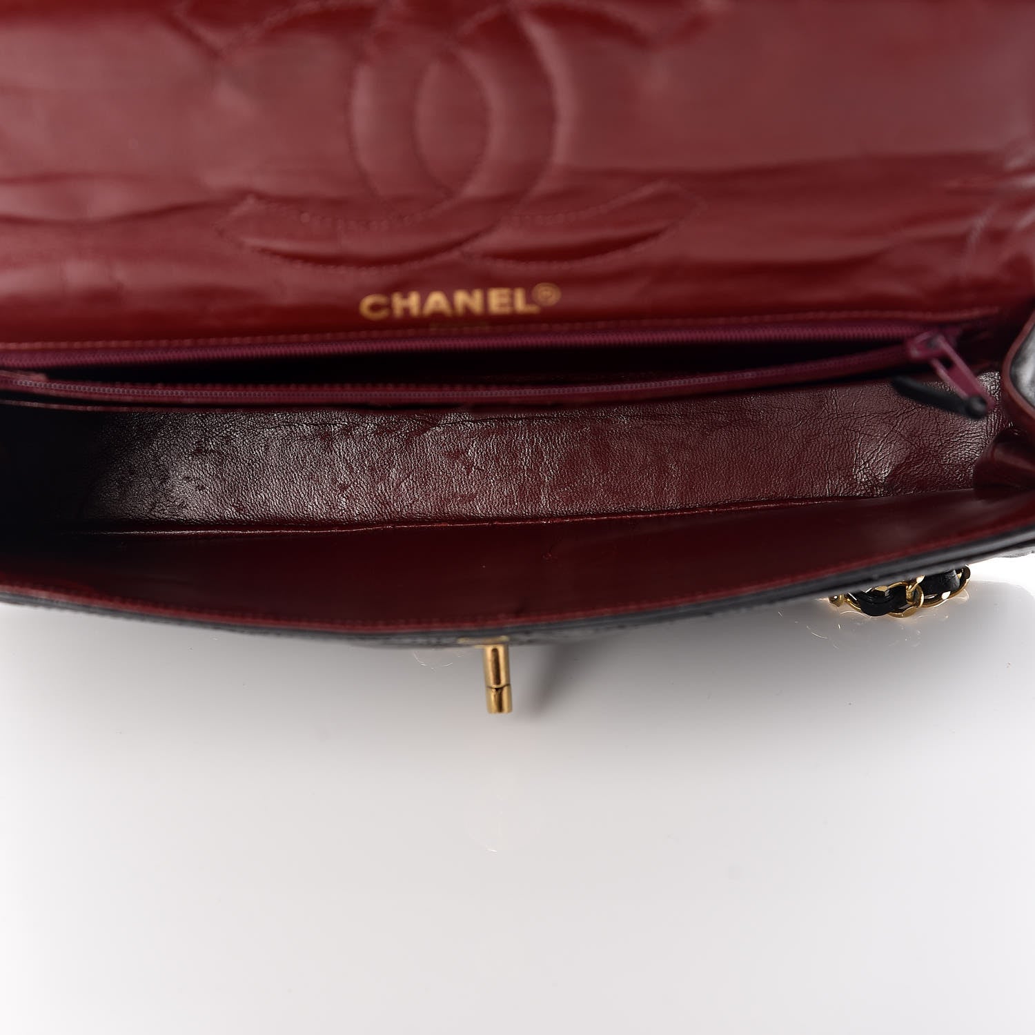 Chanel Lambskin Quilted Medium Double Flap Black 7 of 17