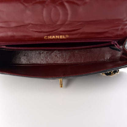 Chanel Lambskin Quilted Medium Double Flap Black 7 of 17