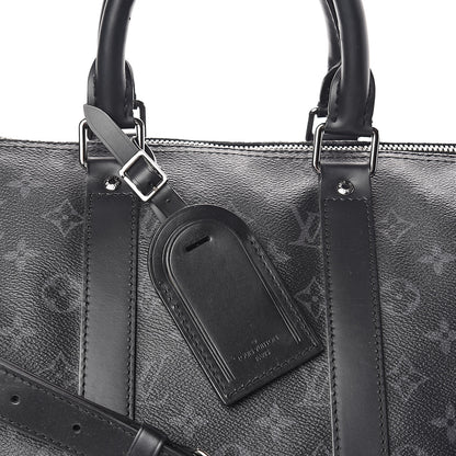 Louis Vuitton Monogram Eclipse Keepall Bandouliere 45 8 of 10