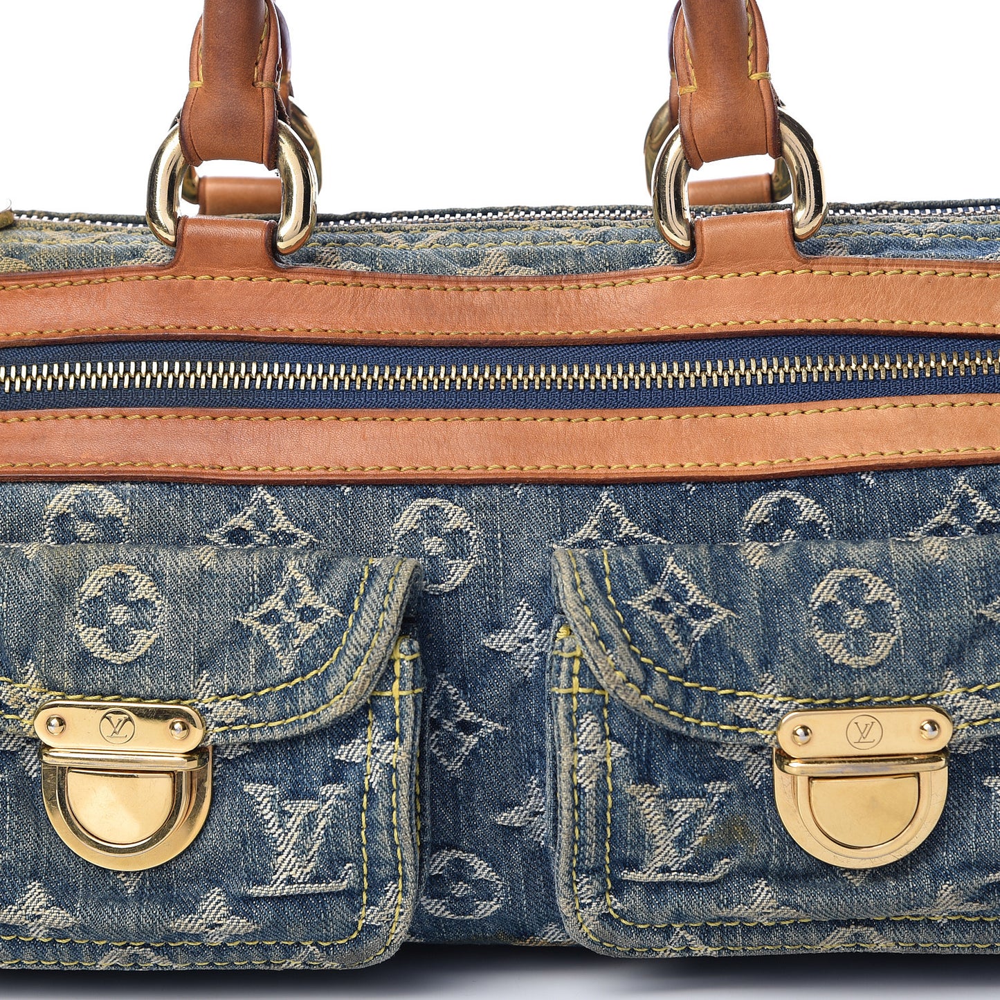 Monogram Denim Neo Speedy Blue