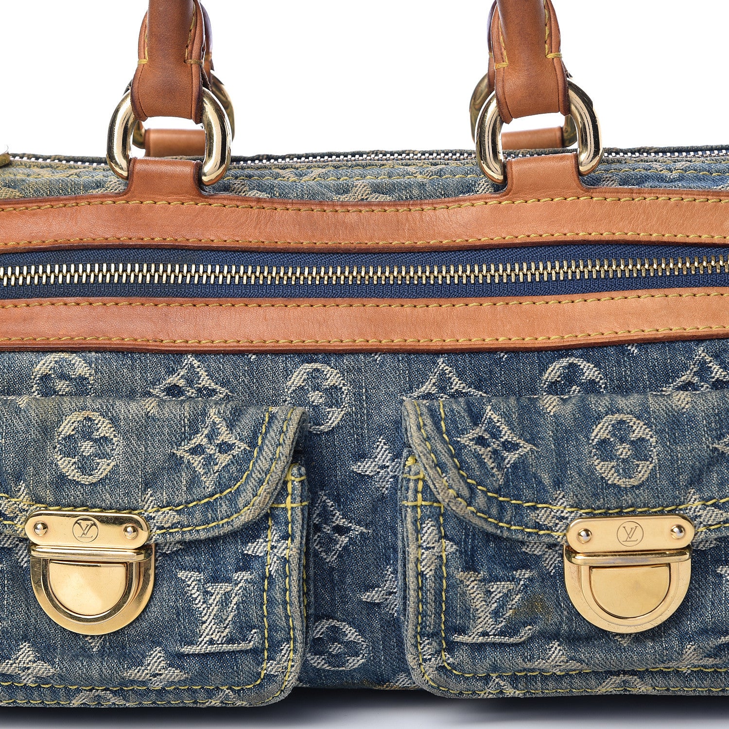 Louis Vuitton Monogram Denim Neo Speedy Blue 17 of 17