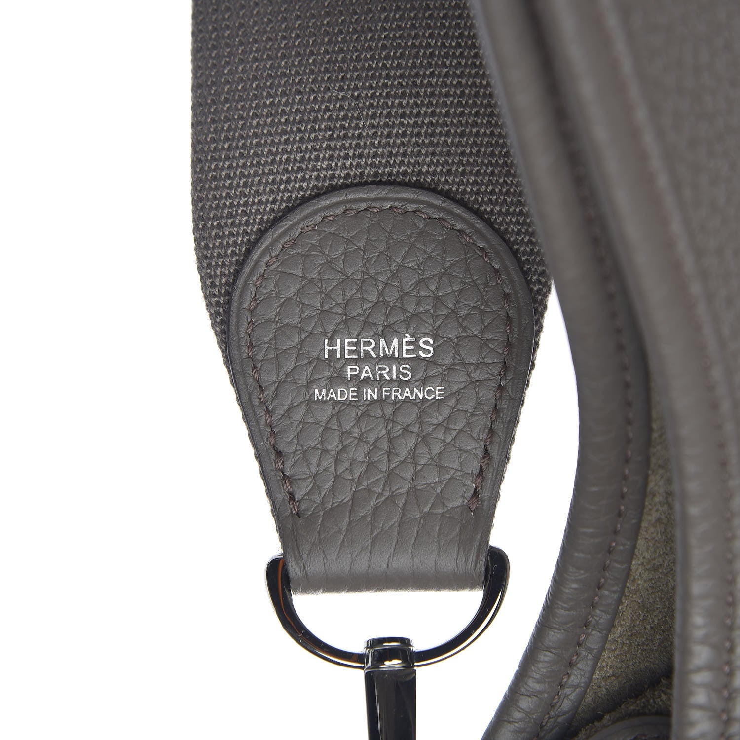 Hermes Taurillon Clemence Evelyne III PM Etain 11 of 12