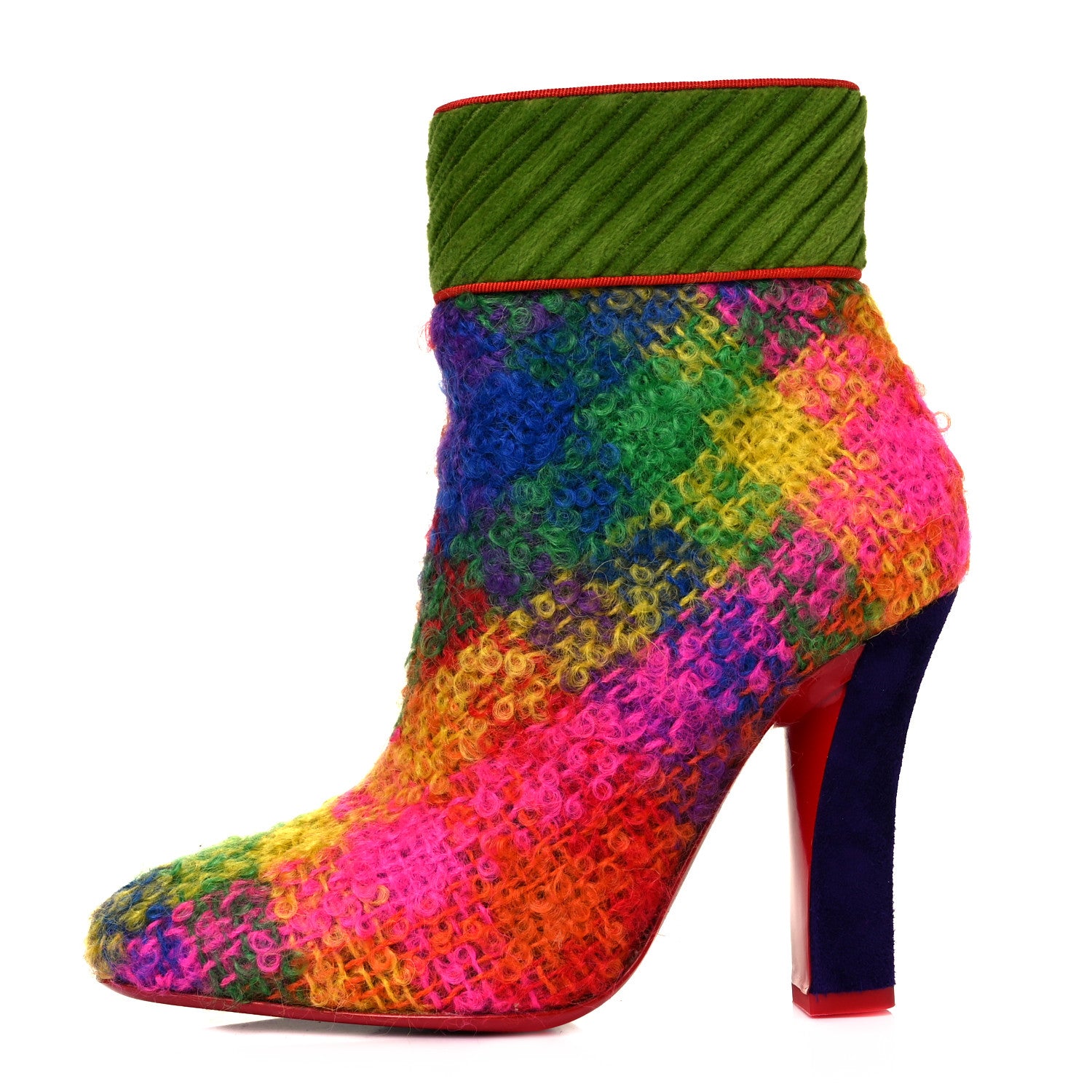 Christian Louboutin Boucle Corsairiboot Boots 35.5 Multicolor 1 of 6