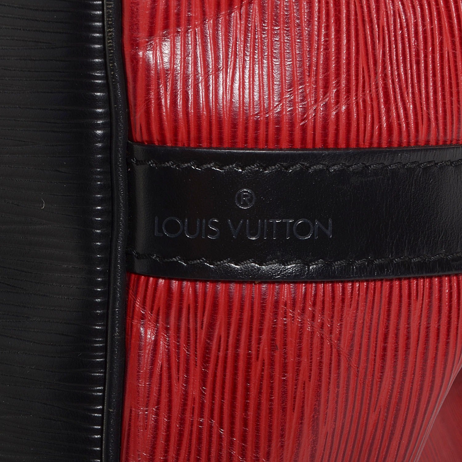 Louis Vuitton Epi Petit Noe Red Black 7 of 8