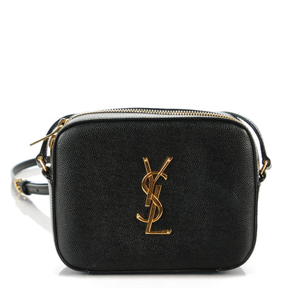 Saint Laurent Grain De Poudre Small Classic Monogram Camera Bag Black 1 of 7