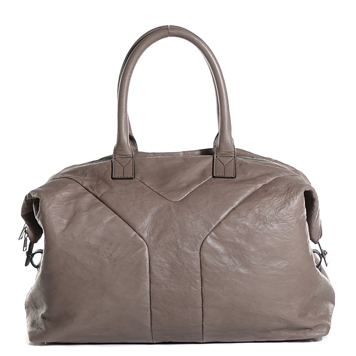 Saint Laurent Calfskin Medium Easy Sac Taupe 1 of 9