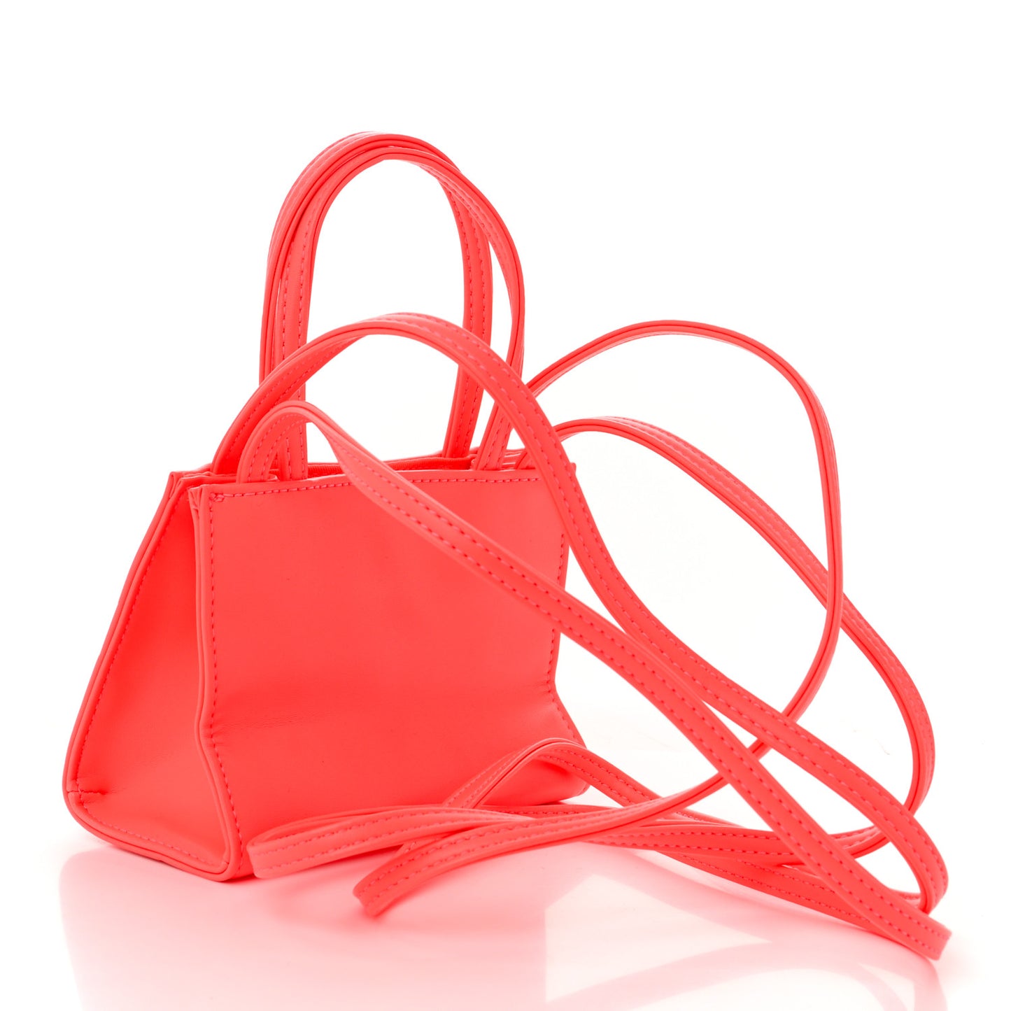 Vegan Leather Small Shopping Bag Hazard