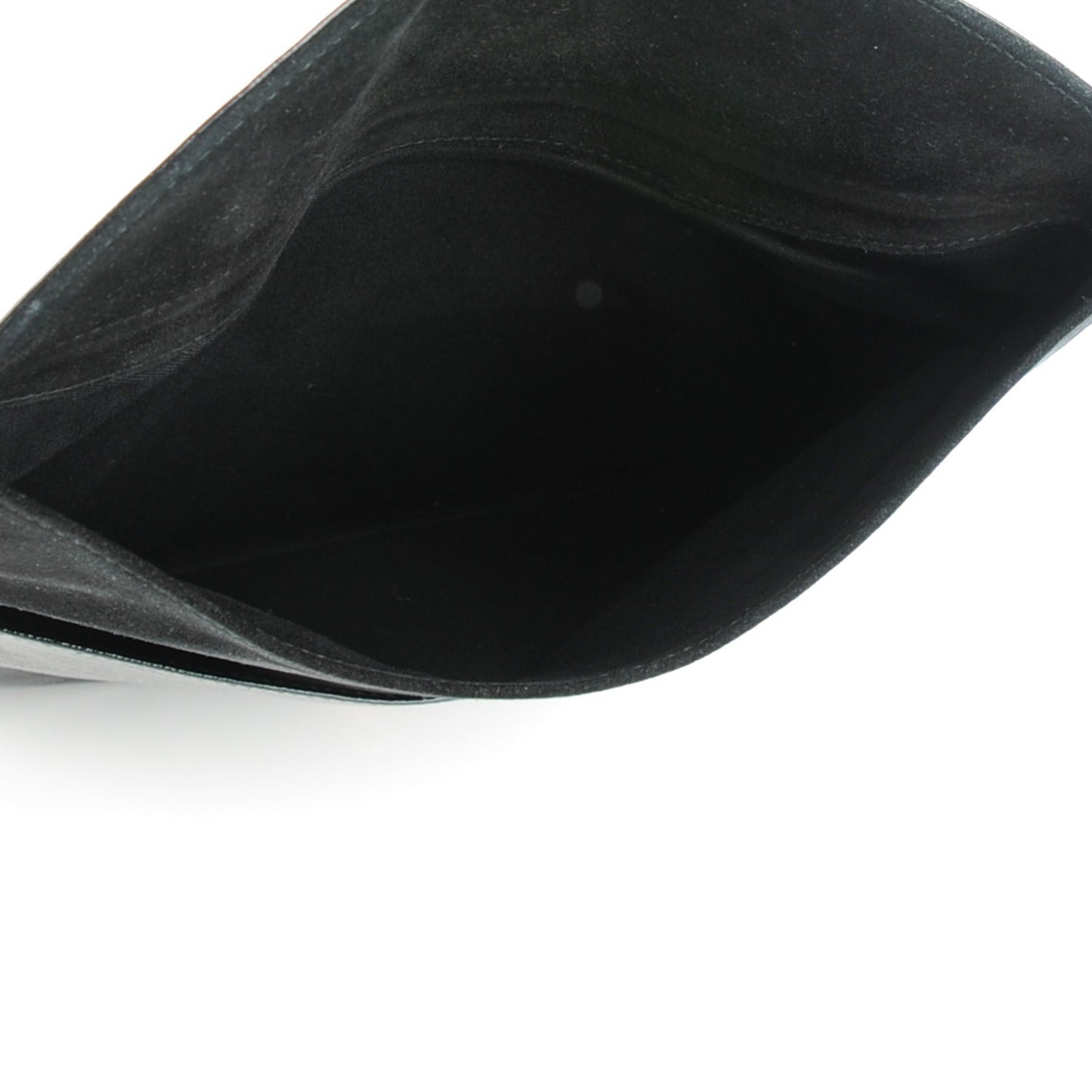 Textured Patent Calfskin Belle De Jour Pochette Clutch Black