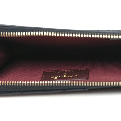 Chanel Lambskin Quilted Zip Card Holder Black 5 of 8