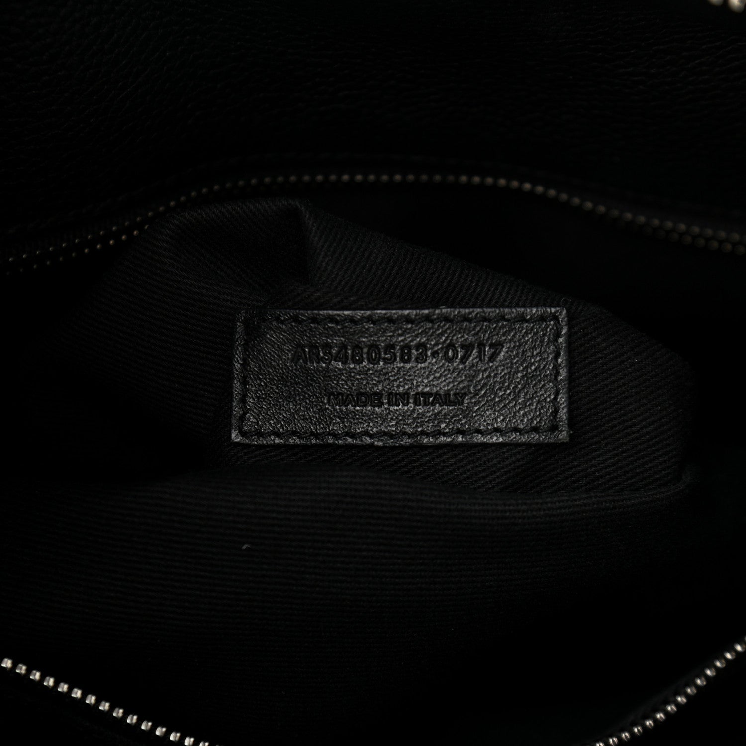 Saint Laurent Grained Calfskin Sac De Jour Souple North South Tote Black 7 of 12