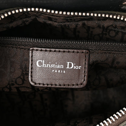 Christian Dior Metallic Calfskin Cannage Stitched Small East West Lady Dior Bronze 6 of 10