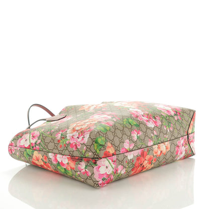 Gucci GG Supreme Monogram Blooms Medium Reversible Tote Beige Multicolor Dry Rose 5 of 13