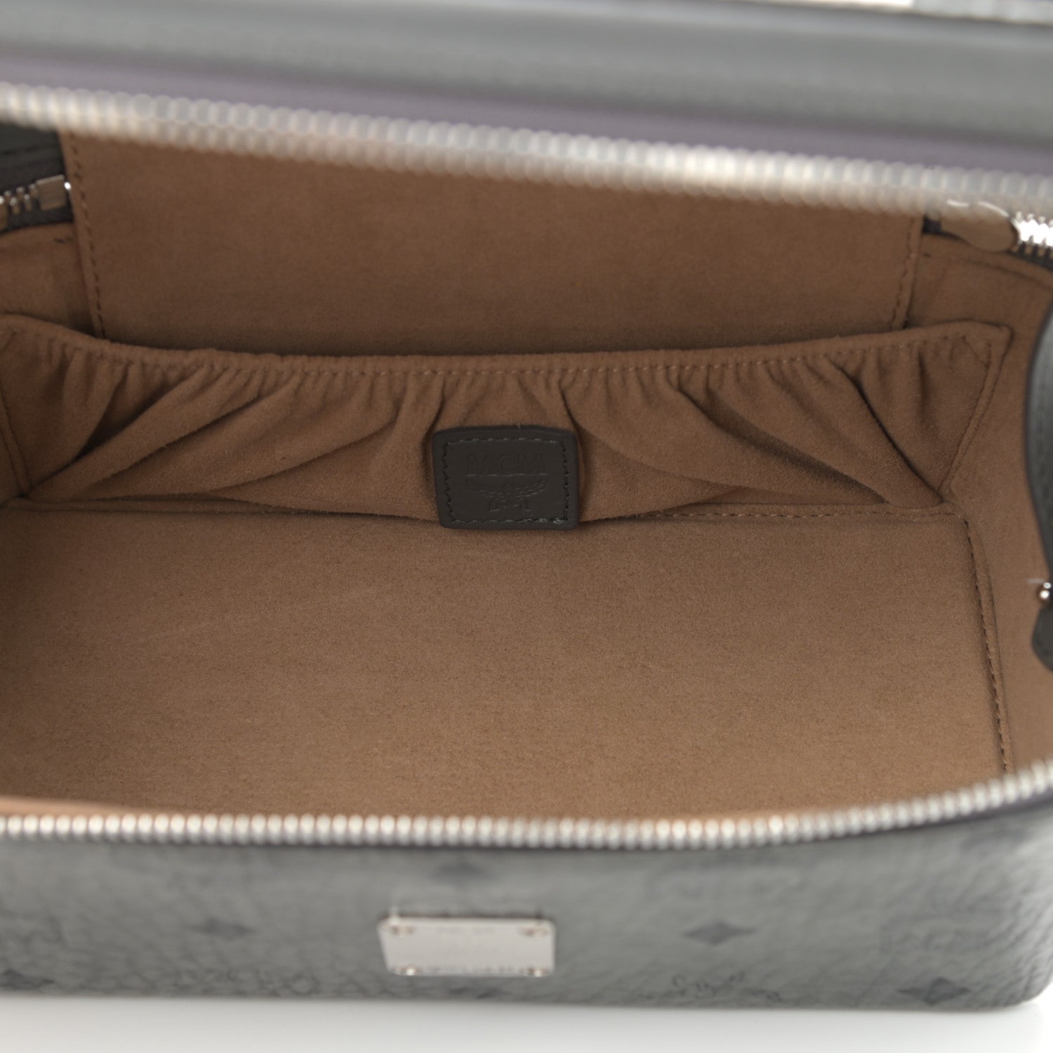MCM Visetos Vanity Case Grey 4 of 9