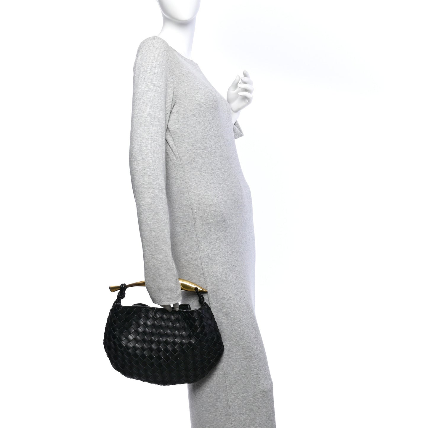 Nappa Intrecciato Sardine Bag Black