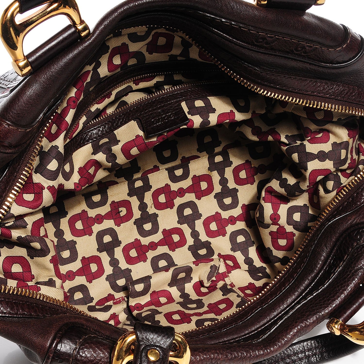 Gucci Guccissima Aviatrix Medium Boston Chocolate 5 of 7