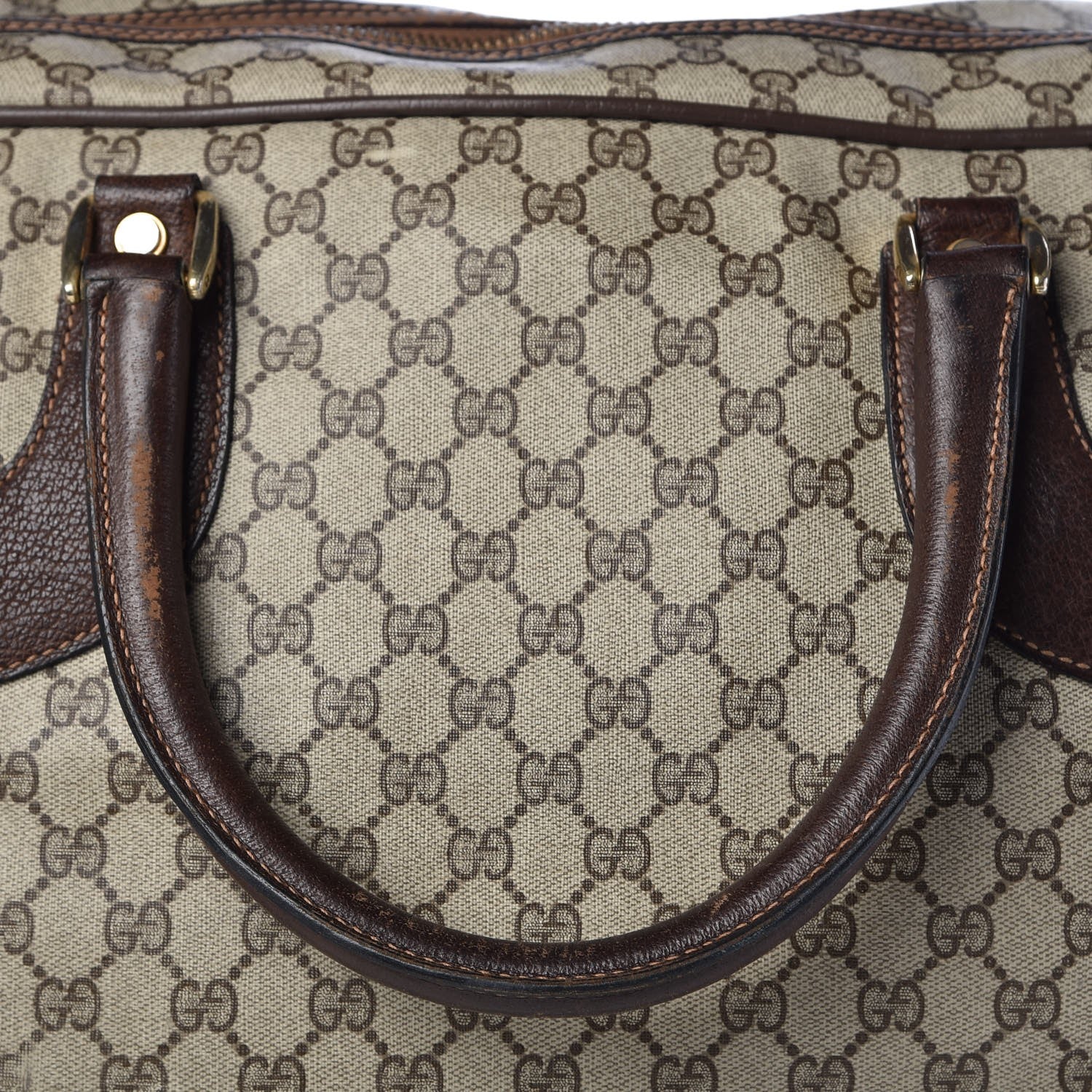 Gucci Monogram Joy Suitcase Luggage Brown 19 of 34