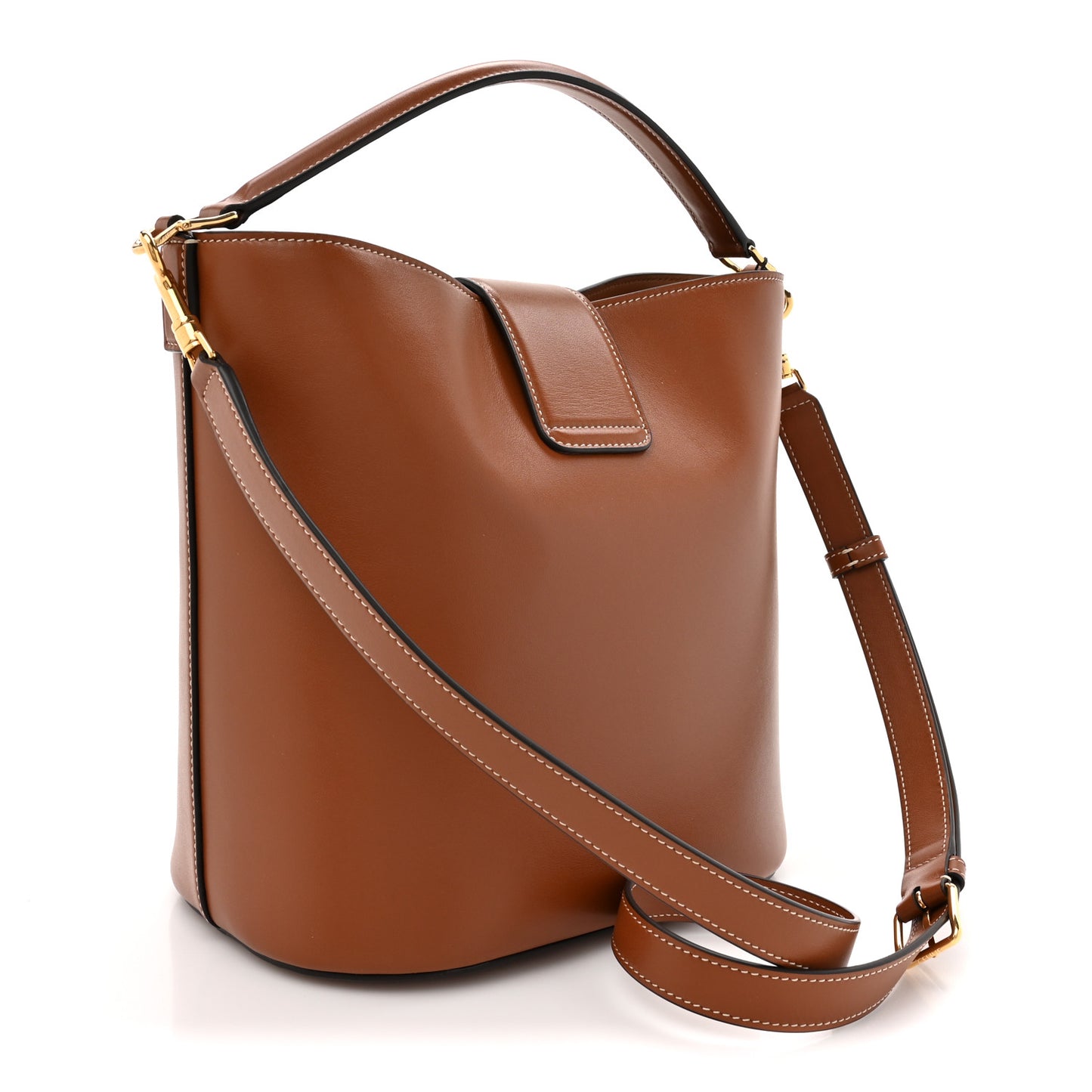 Smooth Calfskin Triomphe Louise Bag Tan