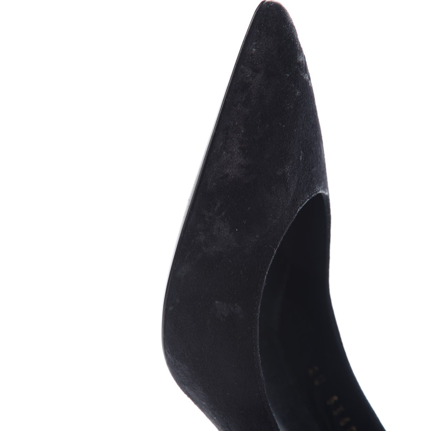 Saint Laurent Suede Opyum 110 Slingback Sandals 37 Black 10 of 11