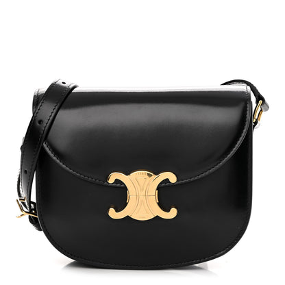 Celine Shiny Calfskin Teen Besace Black 1 of 9