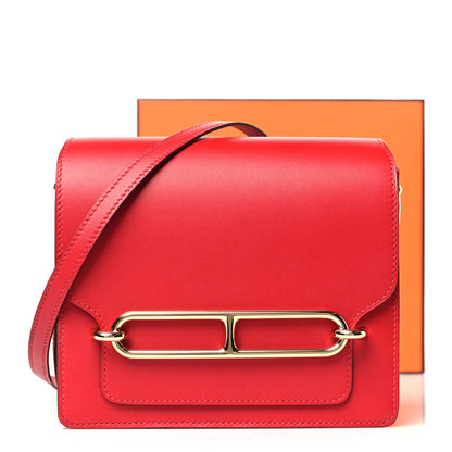 Hermes Allegro Mini Sac Roulis Rouge Piment 11 of 11