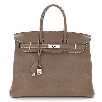 Hermes Togo Birkin 35 Etoupe 1 of 14
