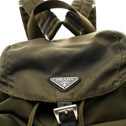 Prada Tessuto Nylon Vela Small Backpack Dark Green 7 of 10