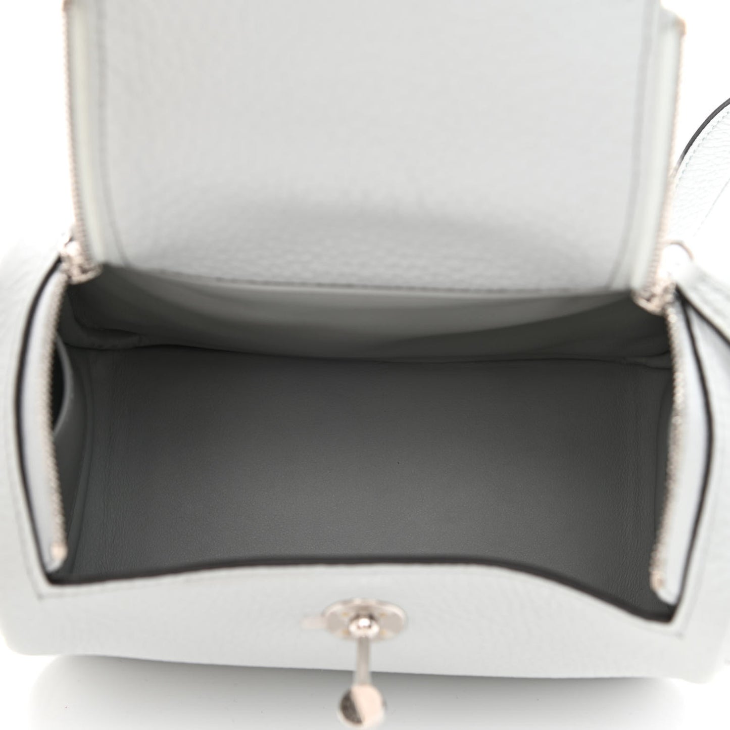 Taurillon Clemence Mini Lindy 20 Bleu Pale