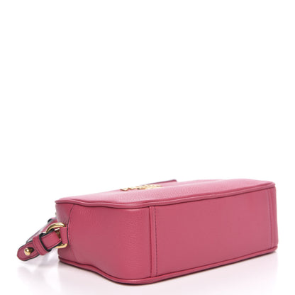 Prada Vitello Phenix Camera Bag Peonia 4 of 9