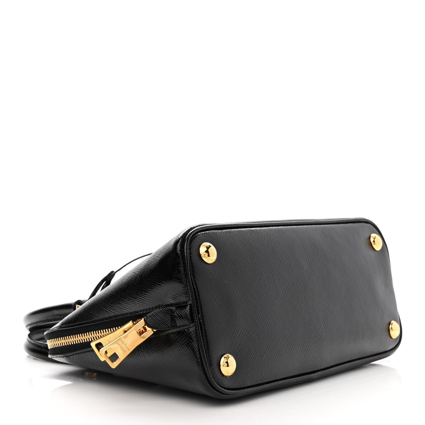 Saffiano Vernice Lux Small Promenade Tote Black