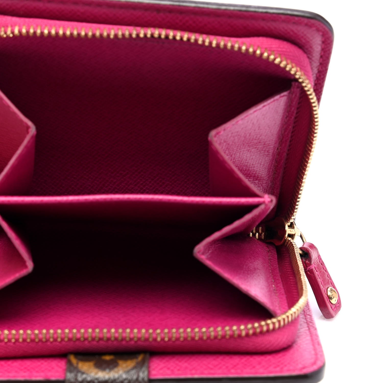 Louis Vuitton Monogram Perforated Compact Zipped Wallet Fuchsia 4 of 4