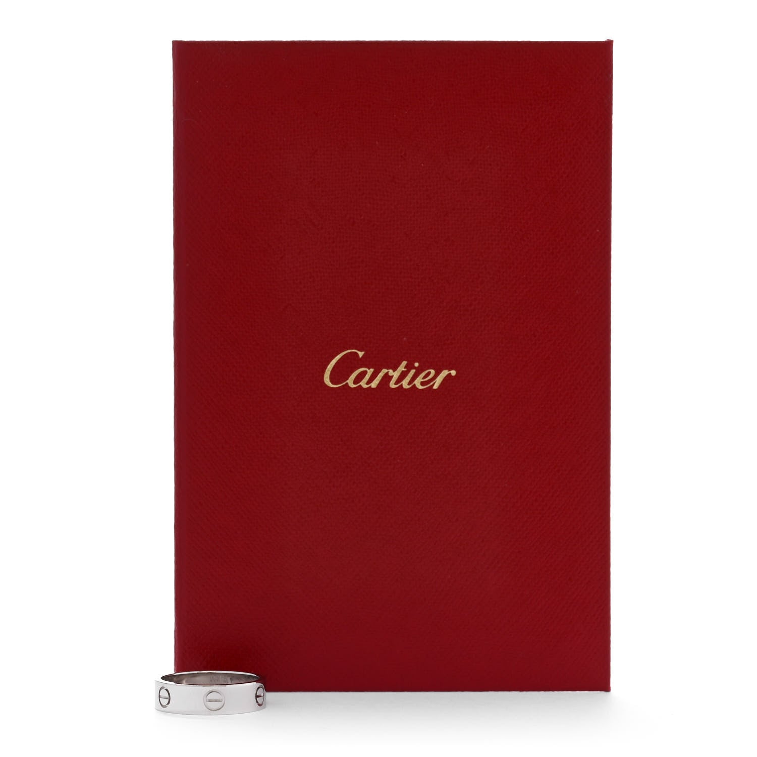 Cartier Platinum 5.5mm LOVE Ring 57 8 5 of 5