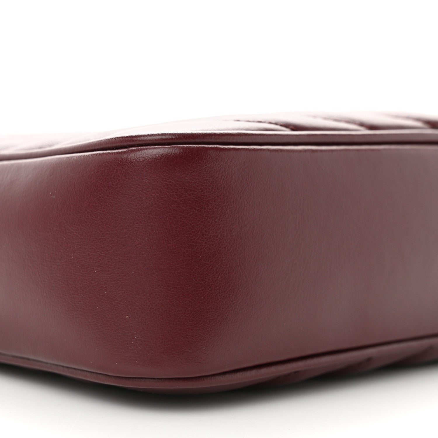 Saint Laurent Calfskin Matelasse Monogram Lou Camera Bag Dark Legion Red 9 of 10