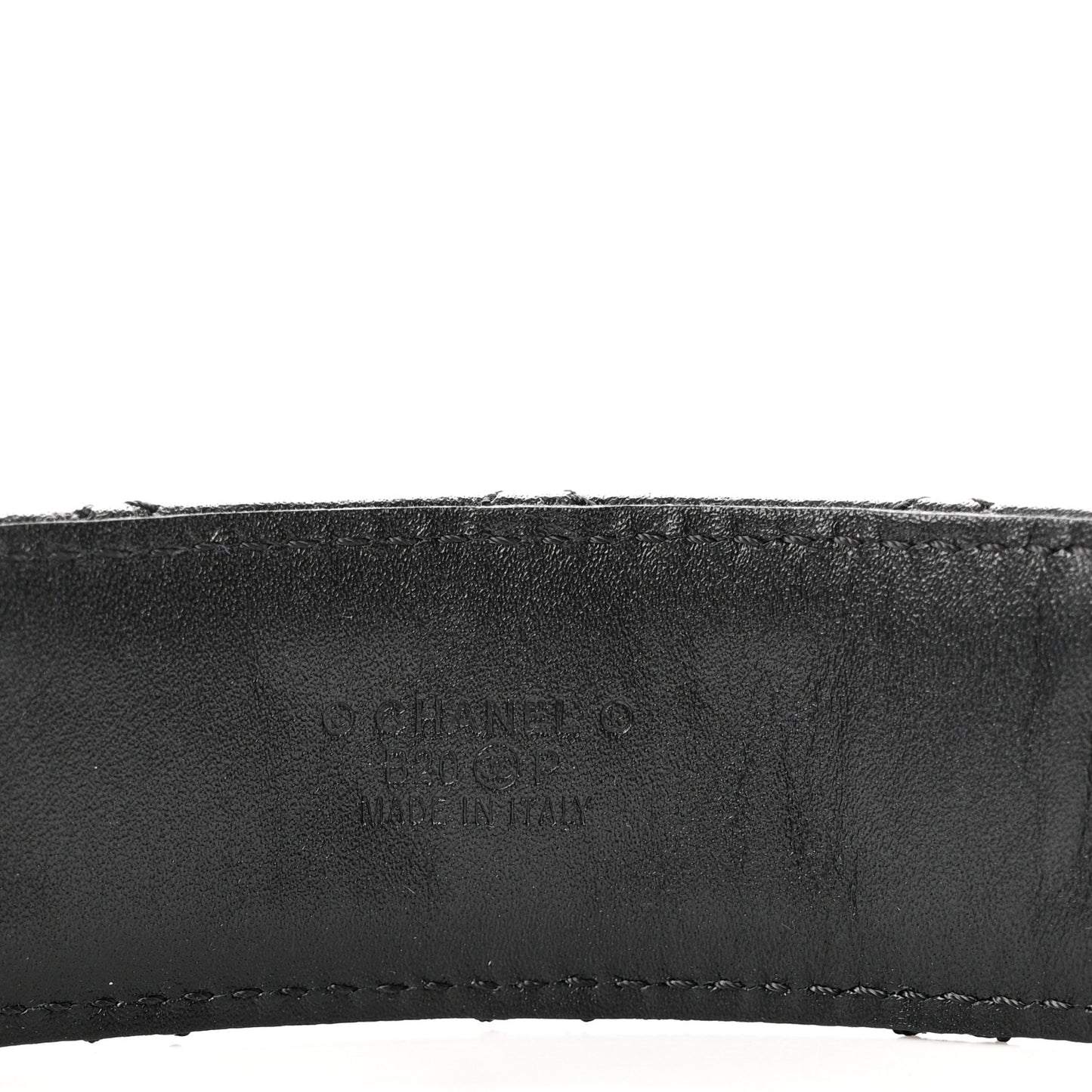 Caviar Quilted CC Chain Belt 70 28 Black