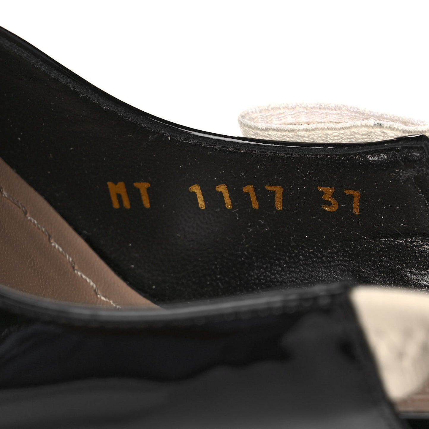 Patent Ribbon J'Adior Slingback 100mm Pumps 37 Black