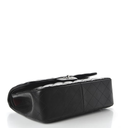 Chanel Lambskin Quilted Jumbo Double Flap Black 4 of 12