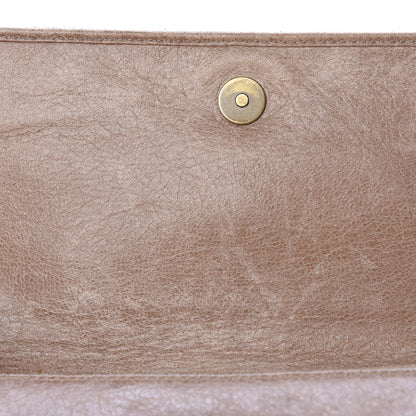 Balenciaga Agneau Classic Hardware Money Wallet Seigle 16 of 17