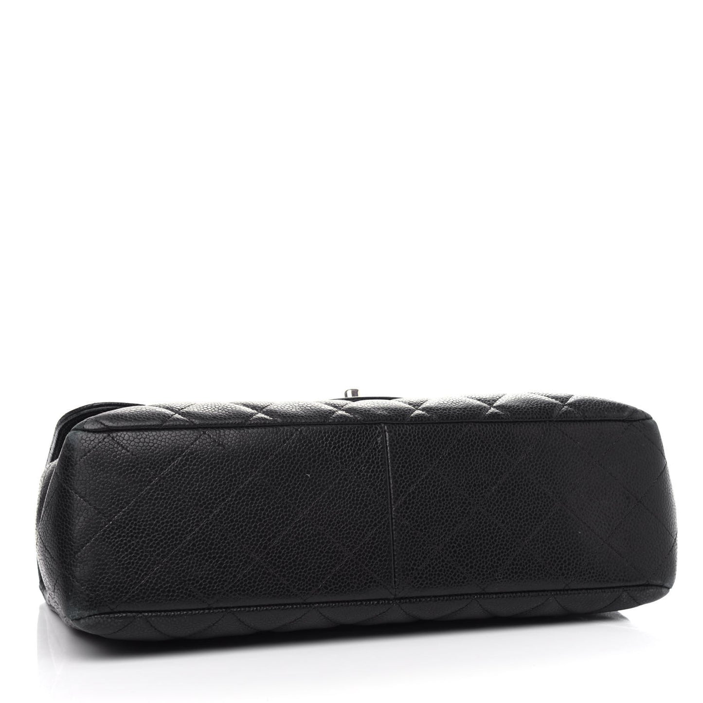 Caviar Quilted Jumbo Single Flap Black
