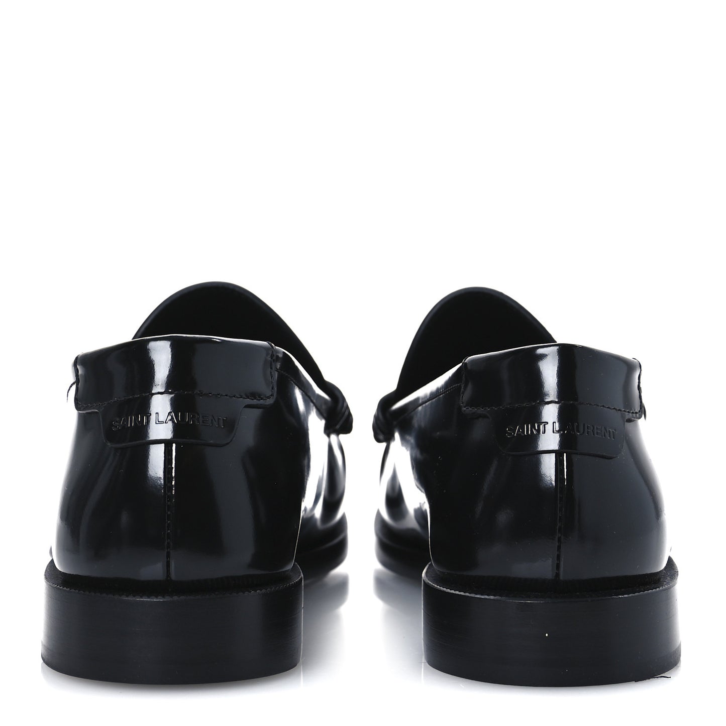 Calfskin Penny Loafers 38 Black